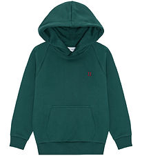 Les Deux Kapuzenpullover - Norregaard-Kontrast - Sea Moos Green