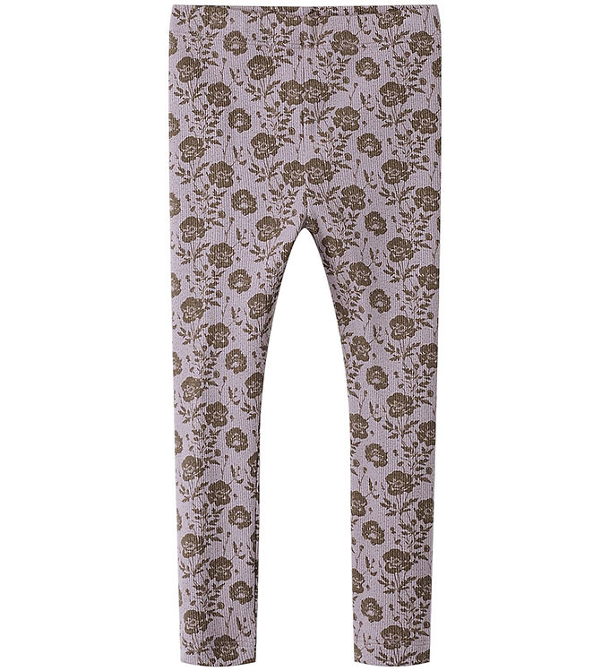 Name It NmfBerla - Børne Leggings - Rib - Nirvana - 98