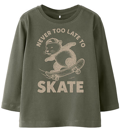 Name It Bluse - NmmBertram - Dusty Olive