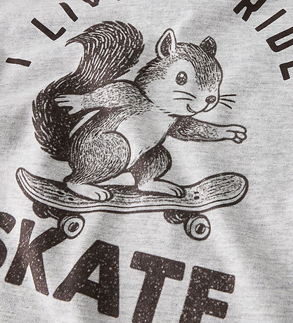 Name It Bluse - NmmBertram - Light Grey Melange