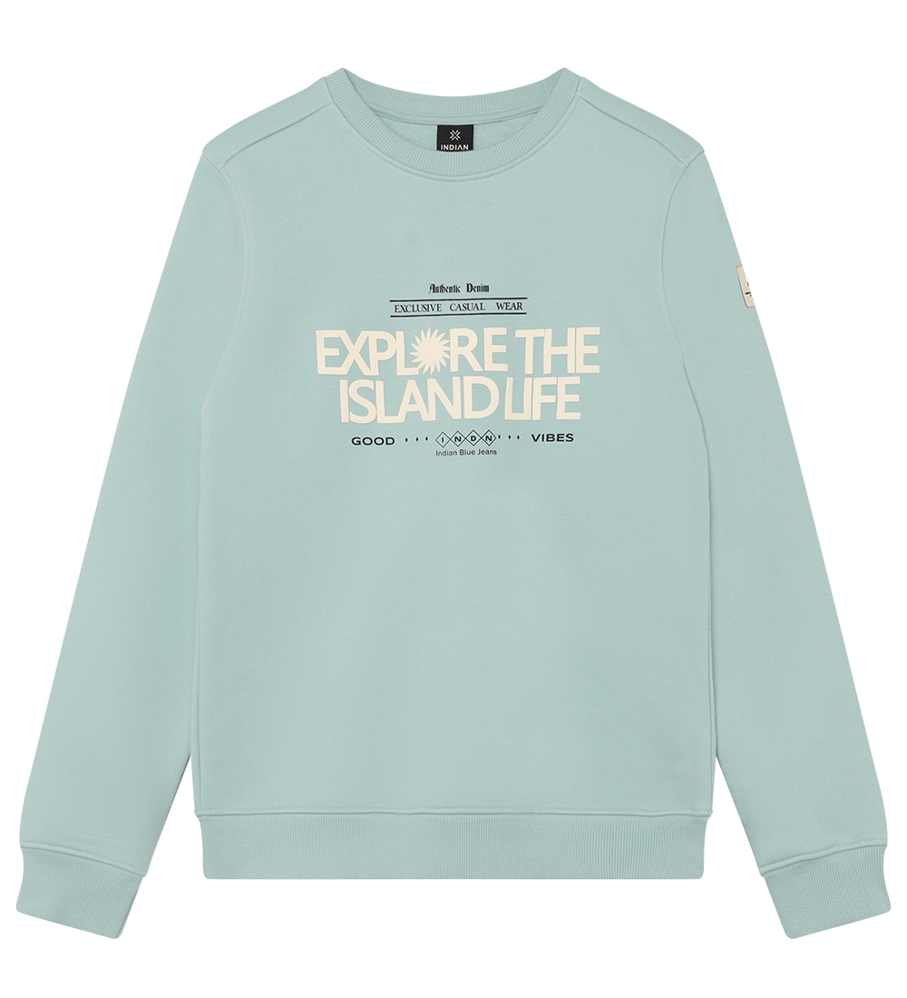 Indian Blue Jeans Sweatshirt - Ether m. Print - Indian Blue Jeans - 8 Jahre (128) - Sweatshirts