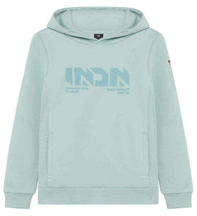 Indian Blue Jeans Hættetrøje - Ether m. Print
