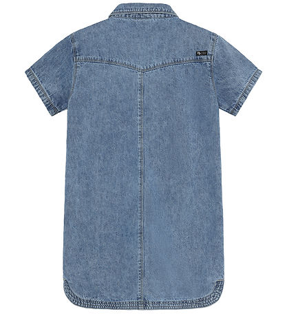 Indian Blue Jeans Kjole - Used Light Denim