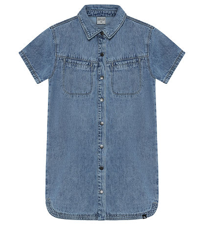 Indian Blue Jeans Kjole - Used Light Denim