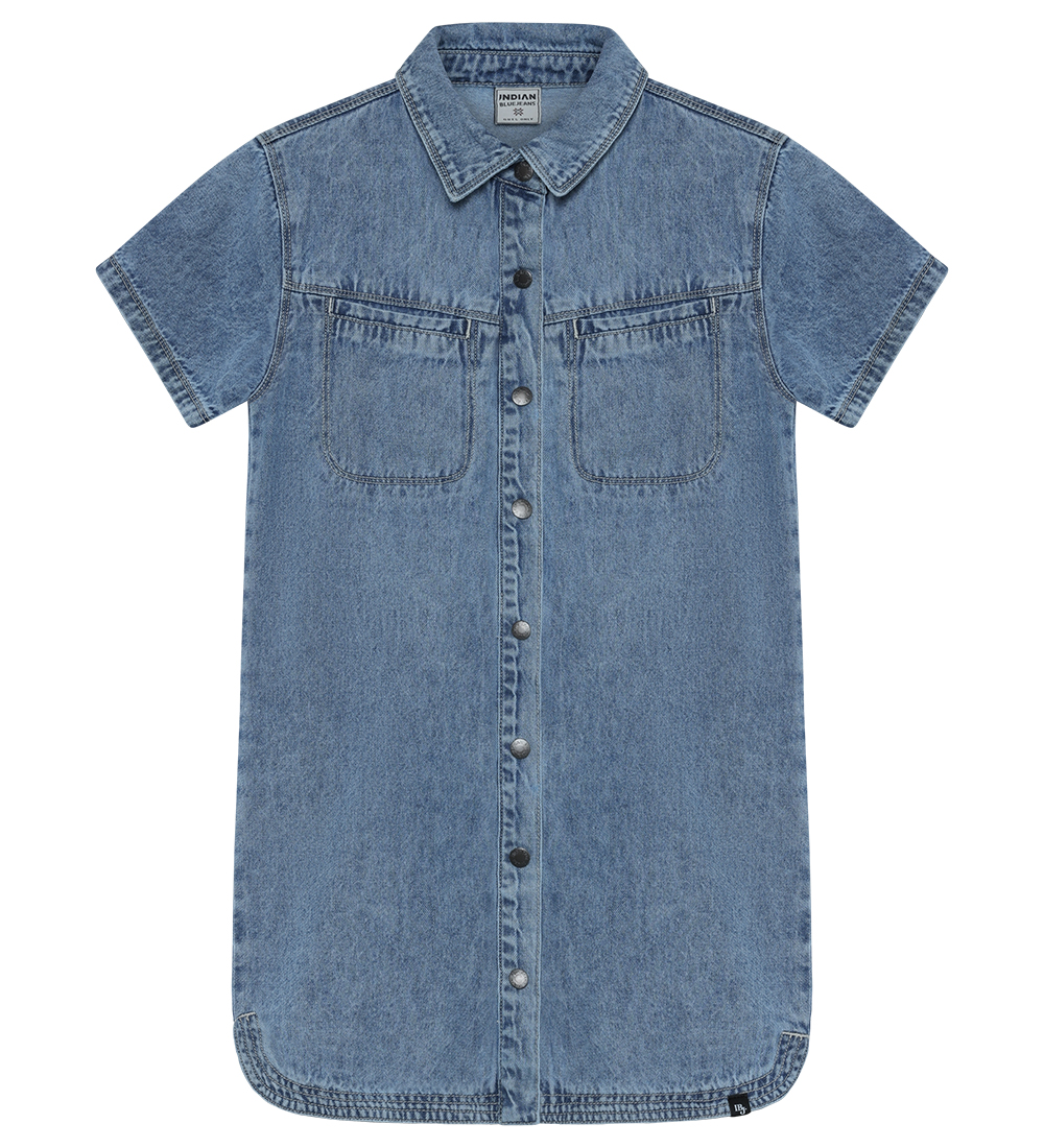 Indian Blue Jeans Jurk - Gebruikt Light Denim - Indian Blue Jeans - 10 jaar (140) - Jurken