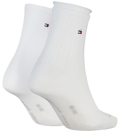 Tommy Hilfiger Strømper - 2-pak - Hvid