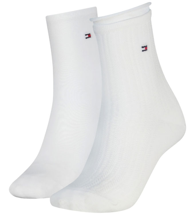 Tommy Hilfiger Strømper - 2-pak - Hvid