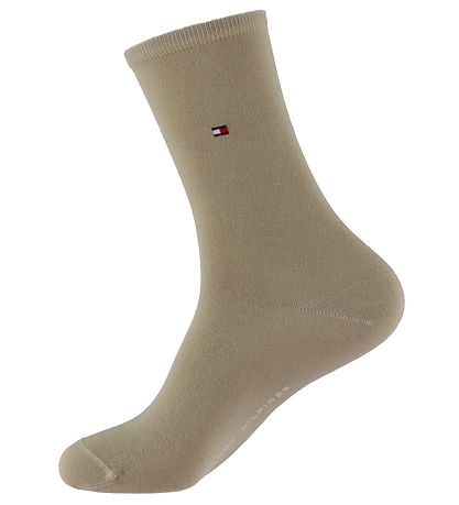 Tommy Hilfiger Strømper - 2-pak - Sand