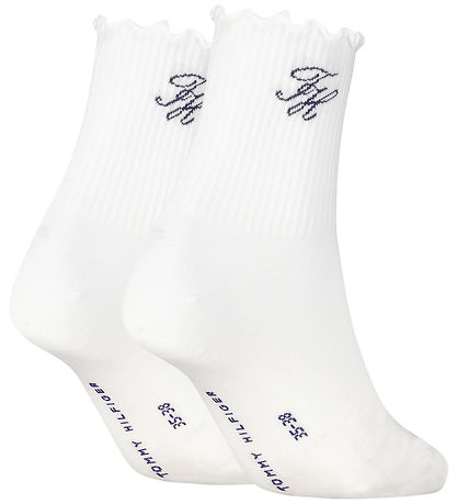 Tommy Hilfiger Strømper - 2-pak - Hvid