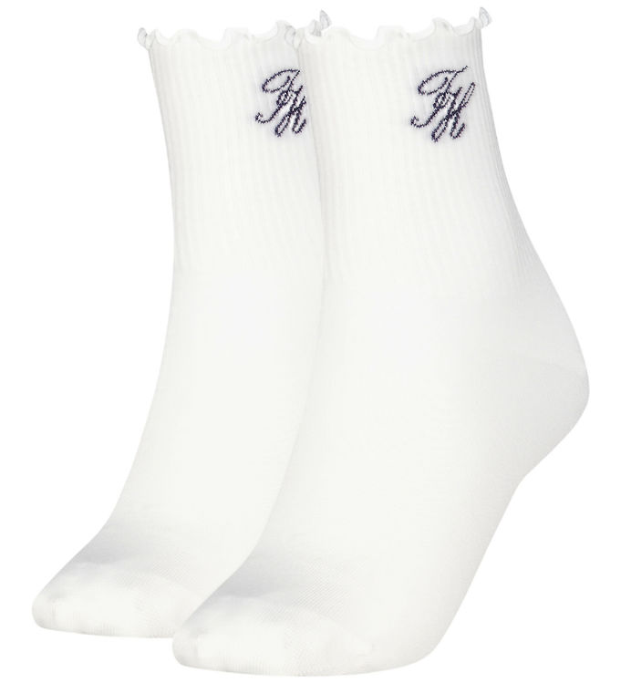 Tommy Hilfiger Strømper - 2-pak - Hvid