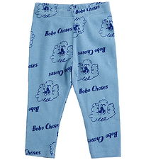 Bobo Choses Leggings - Pickle The Dog - Prussian Blue