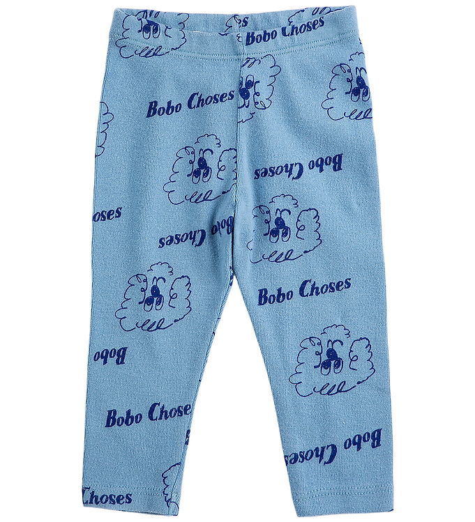 Bobo Choses Leggings - Pickle The Dog - Prussian Blue