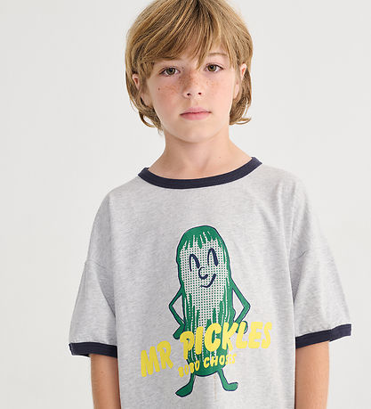 Bobo Choses T-shirt - Mr. Pickles - Heather Grey
