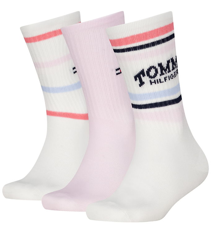 Tommy Hilfiger Strømper - 3-pak - Pink