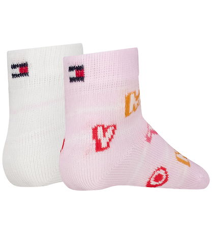 Tommy Hilfiger Strømper - 2-pak - Pink