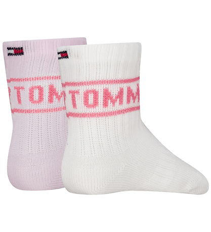 Tommy Hilfiger Strømper - 2-pak - Pink