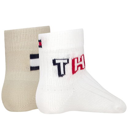Tommy Hilfiger Strømper - 2-pak - Sand