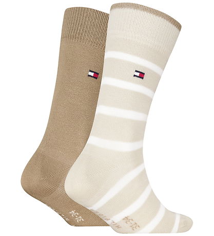 Tommy Hilfiger Strømper - 2-pak - Sand