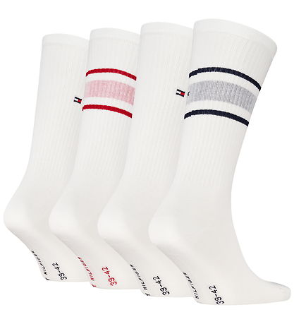 Tommy Hilfiger Strømper - 4-pak - Hvid