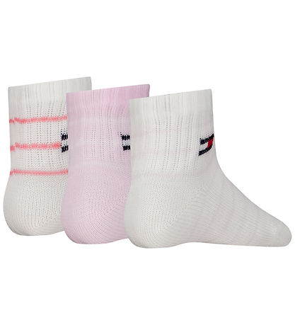Tommy Hilfiger Strømper - 3-pak - Pink