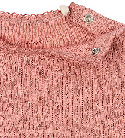 Konges Sløjd Body k/æ - Hulmønster - Minnie - Rosette