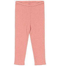 Konges Sløjd Leggings - Hulmønster - Minnie - Rosette