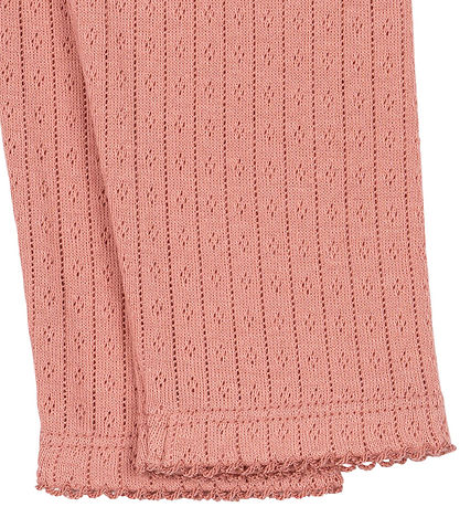 Konges Sløjd Leggings - Hulmønster - Minnie - Rosette