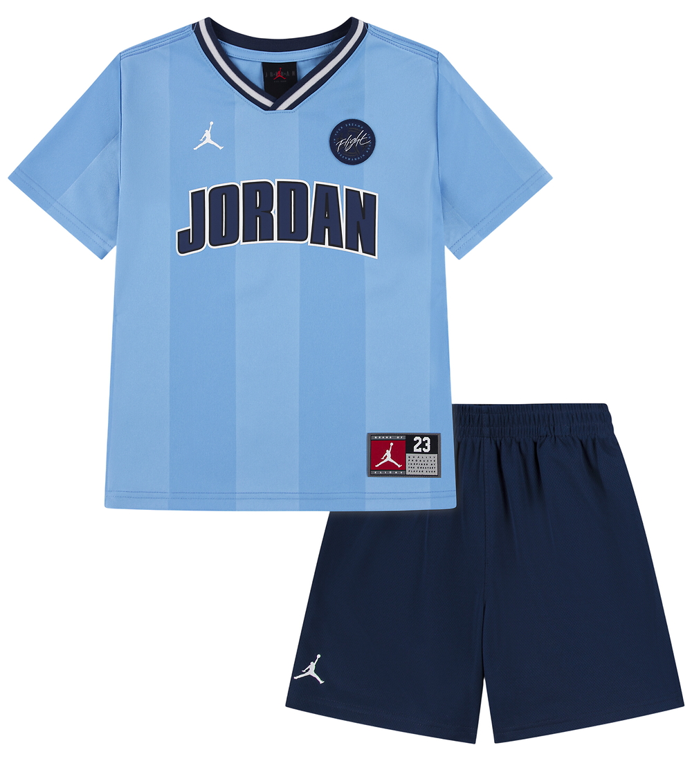 Jordan Set - T-Shirt/Shorts - Midnight Navy/Hellblau - Jordan - 2-3 Jahre (92-98) - T-Shirts