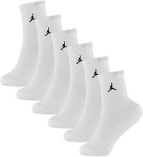 Jordan Sokken - 6-pack - Crew - White
