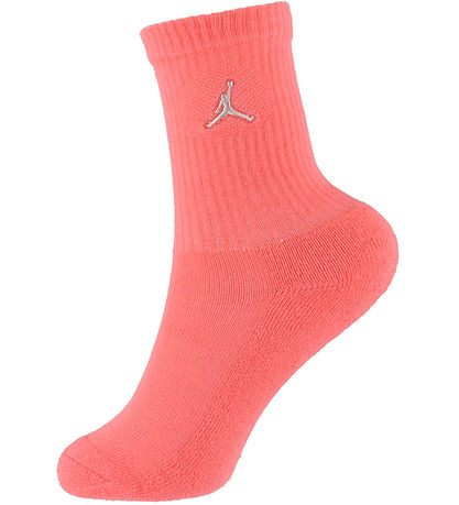 Jordan strømper - 6-pak - Crew - Pink Gaza