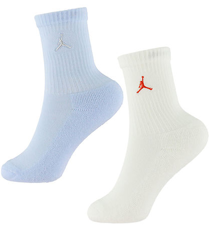 Jordan strømper - 6-pak - Crew - Pink Gaza