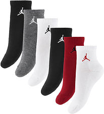 Jordan Strømper - 6-pak - Quarter - Red Gym/Black