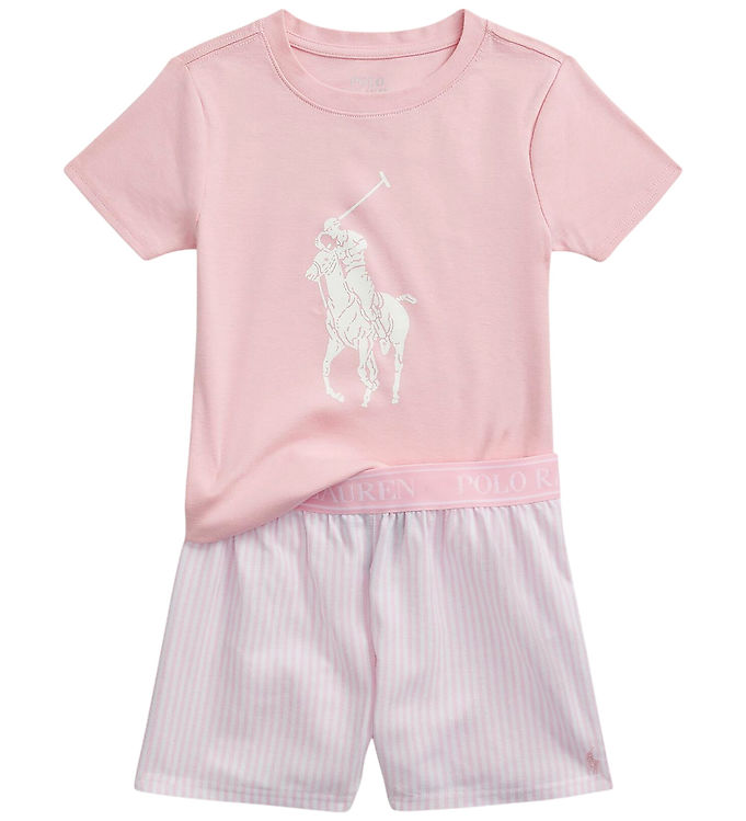 Polo Ralph Lauren Nattøj - Hvid/Carmel Pink