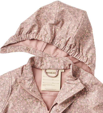 Wheat Regnjakke - PU - Ollo - Powder Flower Meadow