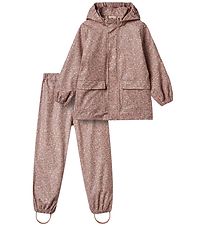 Wheat Regntøj - PU - Ola - Powder Flower Meadow