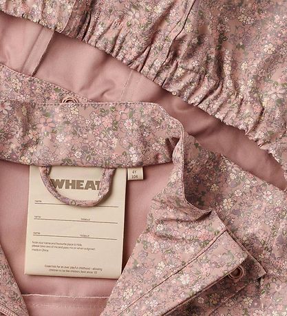 Wheat Regntøj - PU - Ola - Powder Flower Meadow