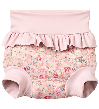 Wheat Blebadebukser m. Flæser - Rita - Powder Flowers and Seashe