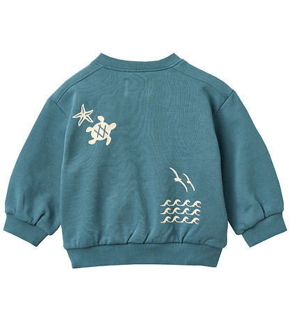 Wheat Sweatshirt - Elliot - Blue Teal