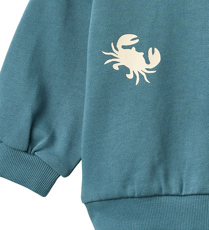 Wheat Sweatshirt - Elliot - Blue Teal