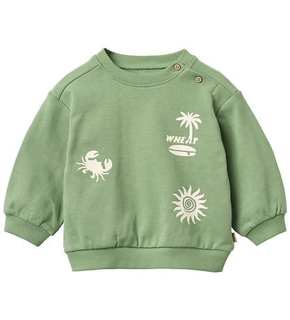 Wheat Sweatshirt - Elliot - Jade Green