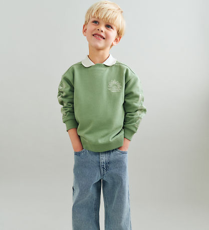 Wheat Sweatshirt - Ellis -Jade Green