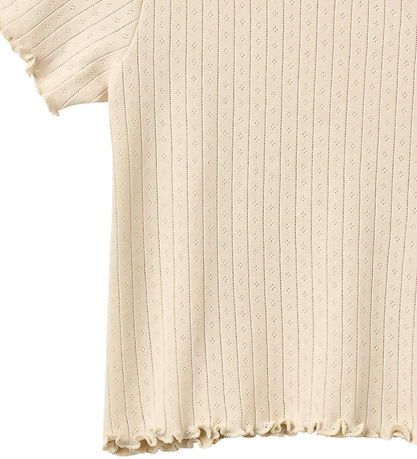 Wheat T-shirt - Rib - Irene - Almond Peach