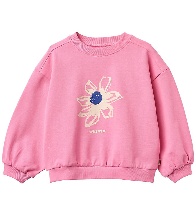 Wheat Sweatshirt - Eliza - Pink m. Print