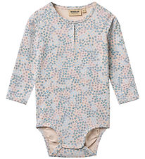 Wheat Body l/æ - Liv - Powder Blue Flowers