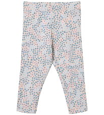 Wheat Leggings - Jules - Powder Blue Flowers