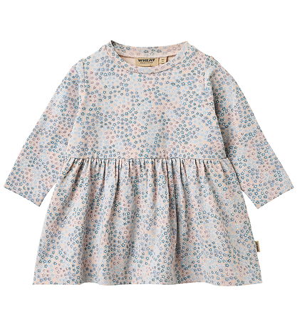 Wheat Kjole - Sessa - Powder Blue Flowers