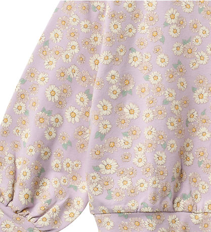 Wheat Sweatshirt - Lia - Lavender Daisies