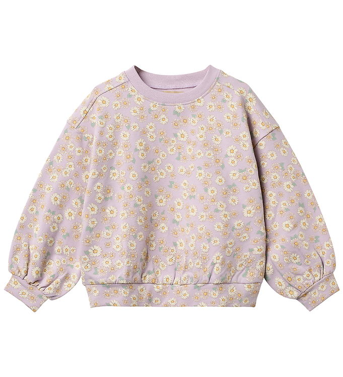Wheat Sweatshirt - Lia - Lavender Daisies