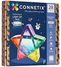 Connetix Magnetsæt - 28 Dele - Light Star Pack