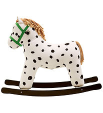 Kids Concept Gyngehest - Pippi - Hvid/Sort